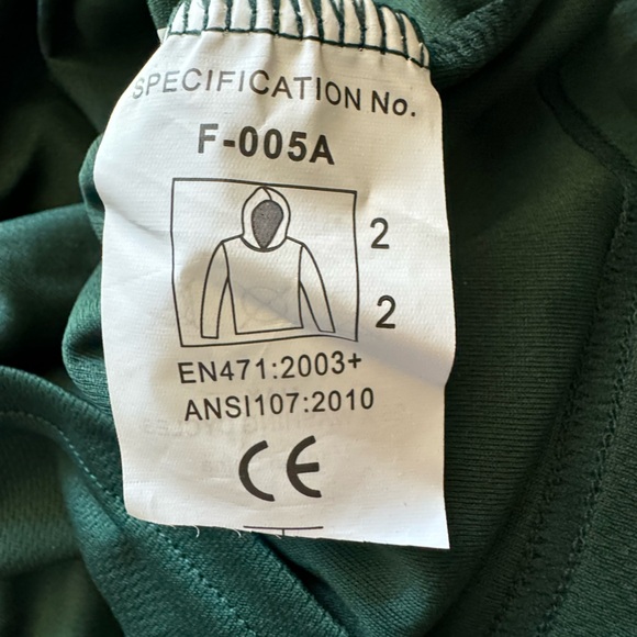 👕 NWT Men Hoodie Shirt UPF 50+ Long Sleeve Work Sports Fishing Lightweight Green - Picture 6 of 7